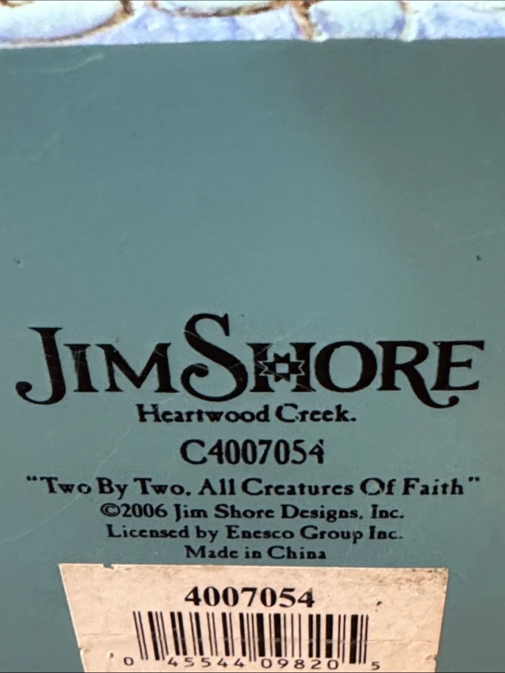 Jim Shore Noah’s Ark Two By Two All Creatures of Faith 4007054